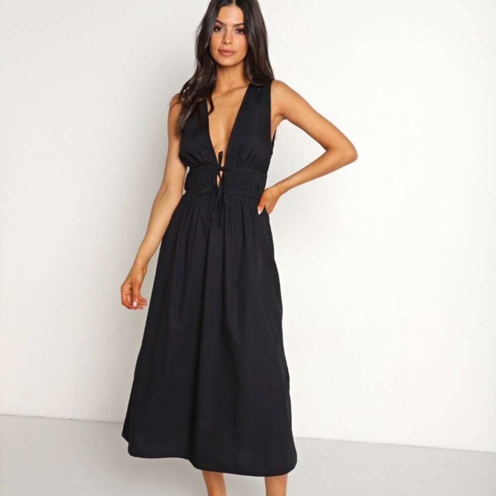 FAITHFULL THE BRAND Andressa cotton midi dress